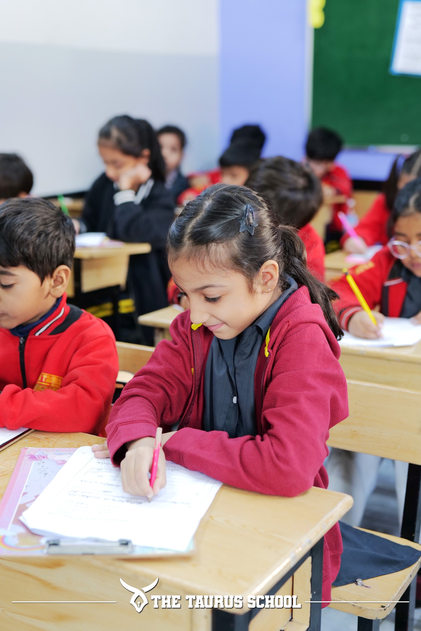Students learning